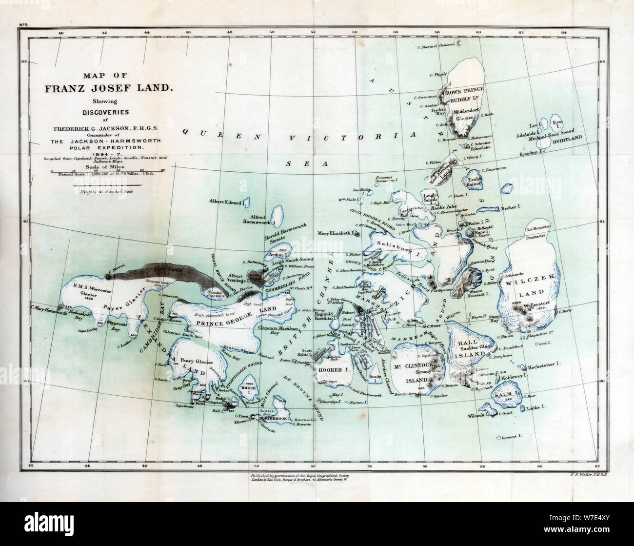 Franz Josef Land, 1899. Artist: Unbekannt Stockfoto