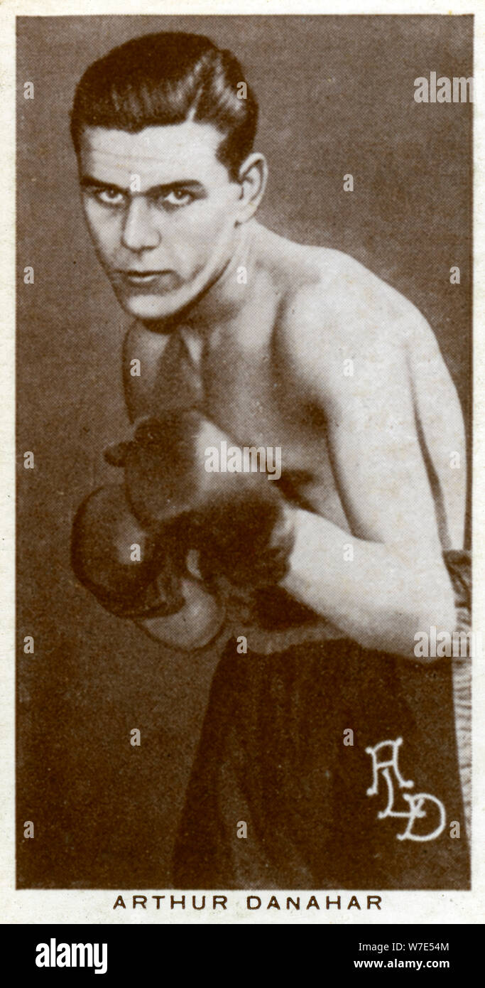 Arthur Danahar, britischer Boxer, 1938. Artist: Unbekannt Stockfoto