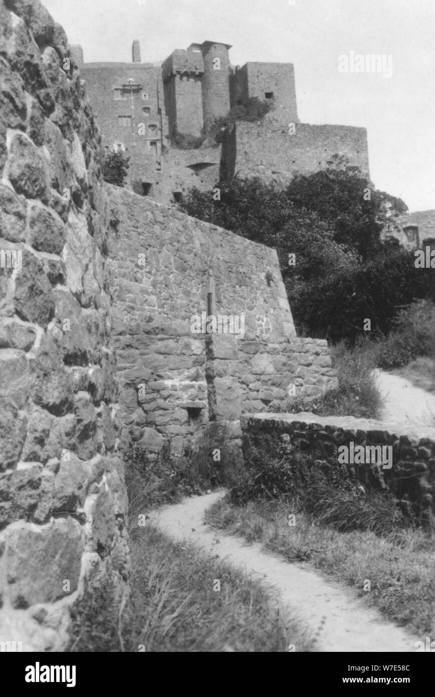 Mont Orgueil Castle, Jersey, 20. Artist: Unbekannt Stockfoto