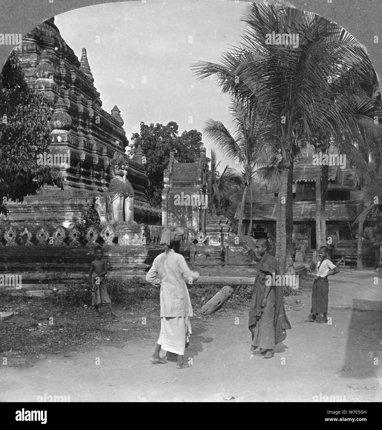 Amarapura, Burma, 1908. Artist: Stereo Reisen Co Stockfoto