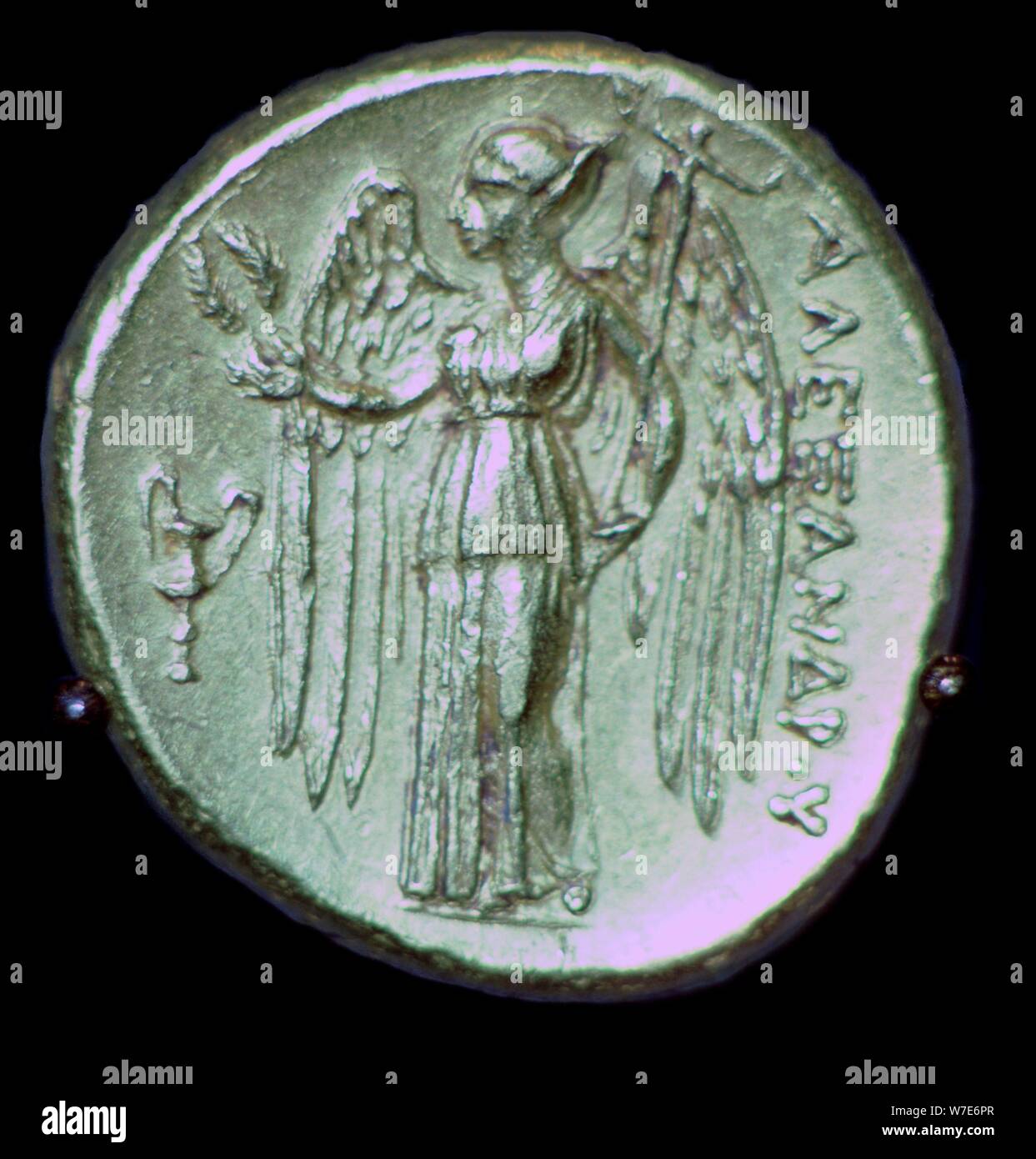 Goldmünze von Alexander dem Großen, 4. vorchristlichen Jahrhundert Künstler: Unbekannt Stockfoto