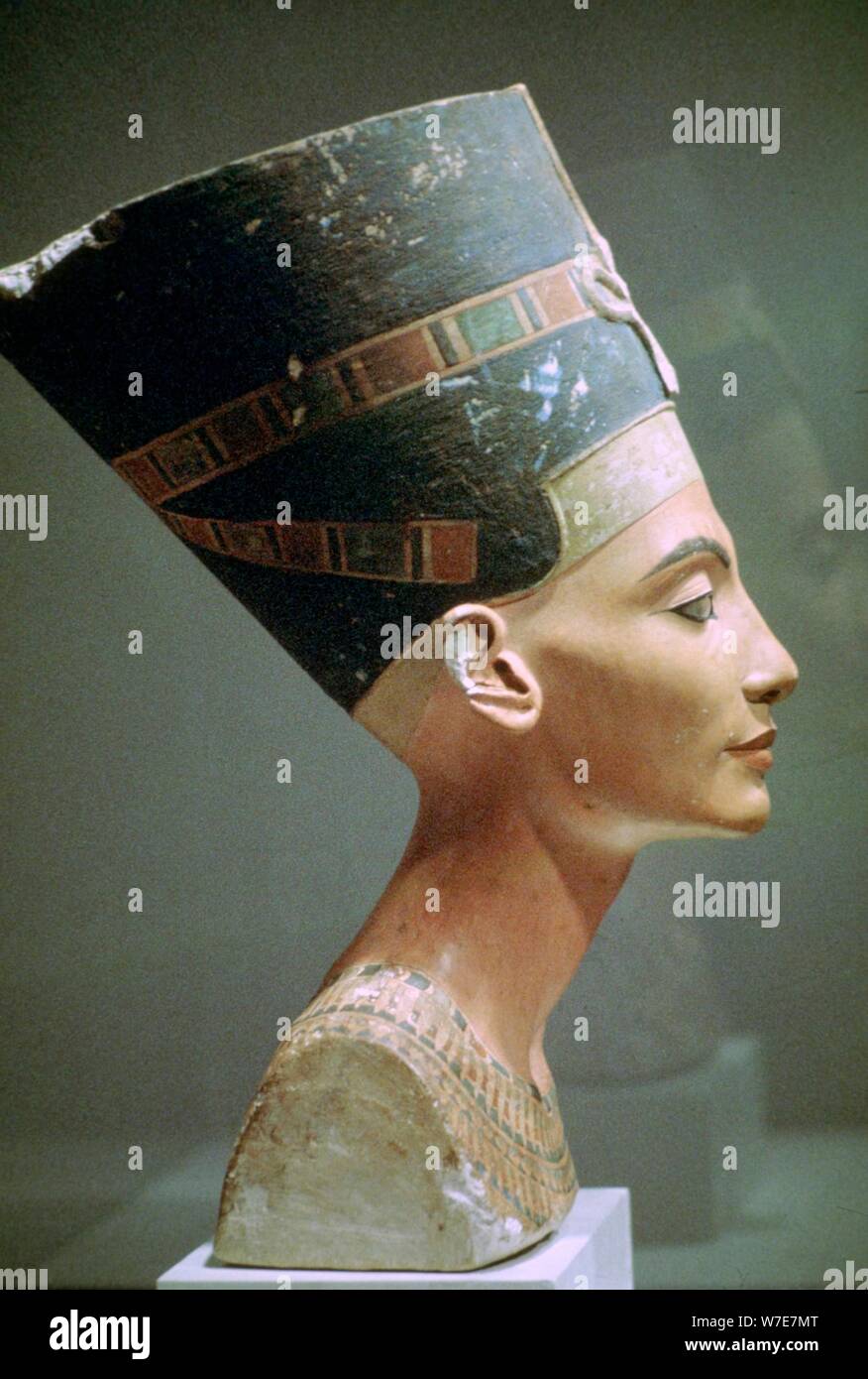 Kopf der Königin Nofretete Ägypten. Artist: Unbekannt Stockfoto