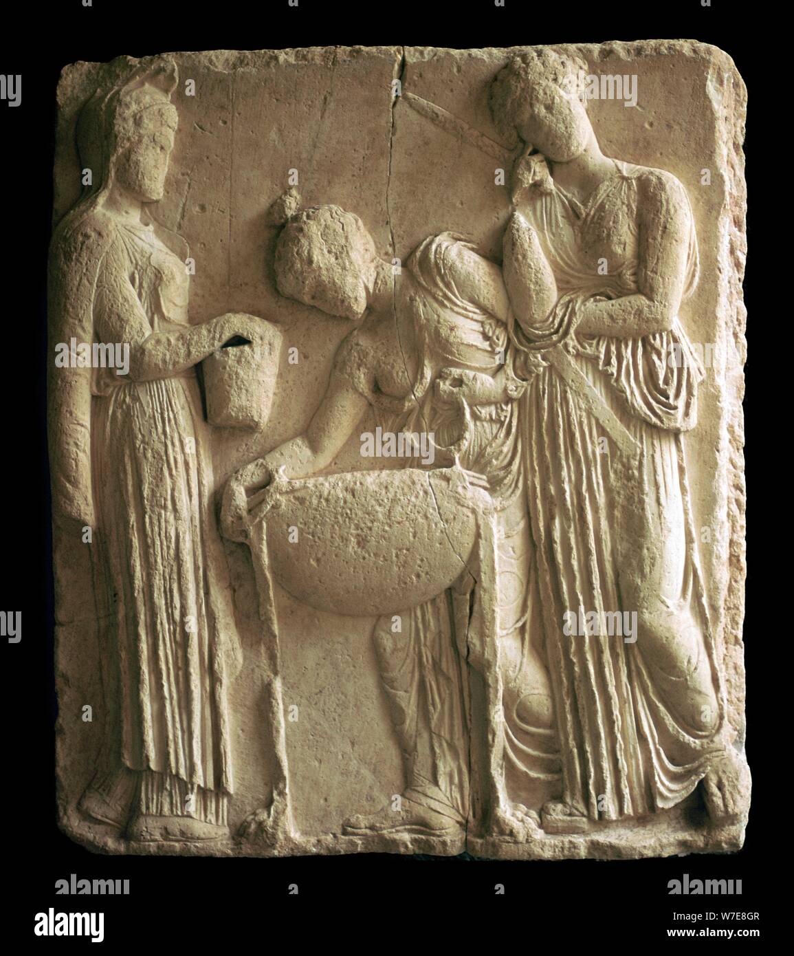 Dachgeschoss Entlastung von Medea und die Töchter des Pilion, 5. Jahrhundert v. Chr.. Artist: Unbekannt Stockfoto