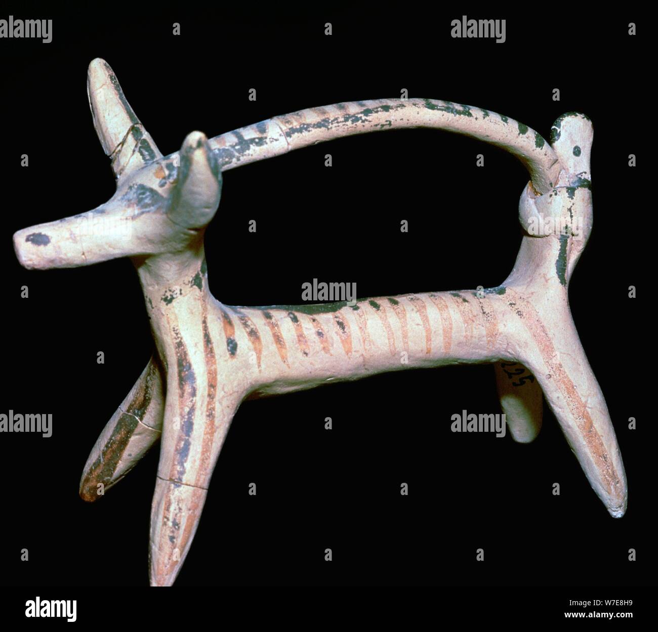 Korinthische terrakotta Stier, 6. Jahrhundert v. Chr.. Artist: Unbekannt Stockfoto