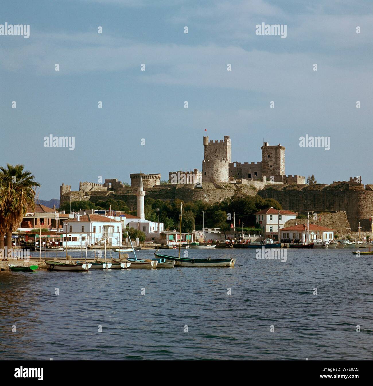 Bodrum Burg der Kreuzritter in der Türkei, im 15. Jahrhundert. Artist: Unbekannt Stockfoto