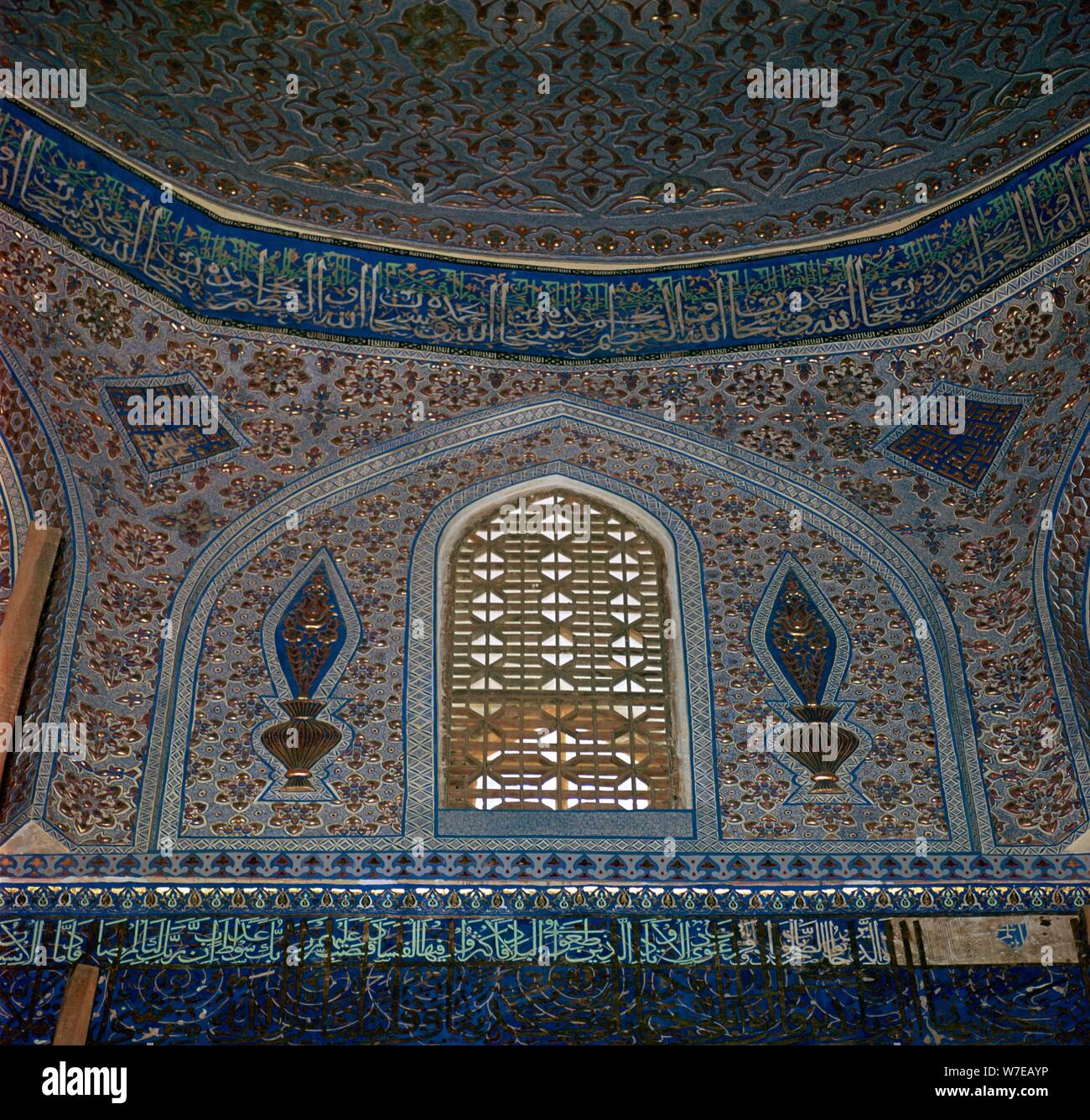Innenraum der Gur - ich Mur Mausoleum in Samarkand, aus dem 15. Jahrhundert. Artist: Unbekannt Stockfoto