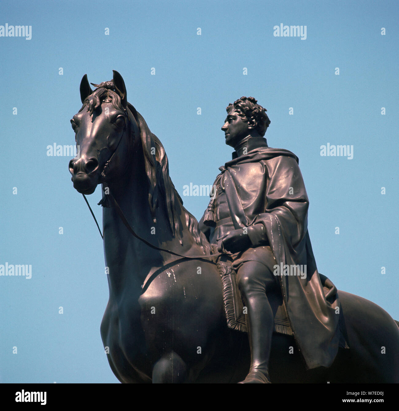 Die Statue von König Georg IV. von England, 19. Artist: Francis Chantrey Legatt Stockfoto