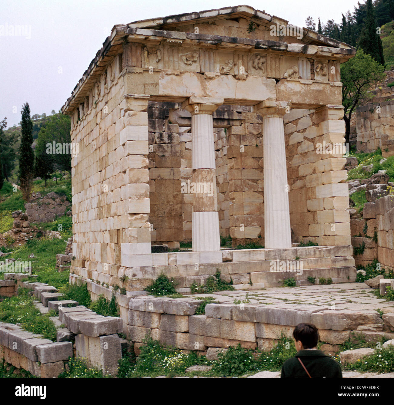 Schatzkammer der Athener in Delphi, 5. Jahrhundert v. Chr.. Artist