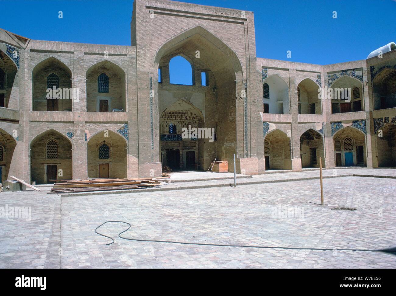 Innenhof der Kalian Moschee, aus dem 15. Jahrhundert. Artist: Unbekannt Stockfoto