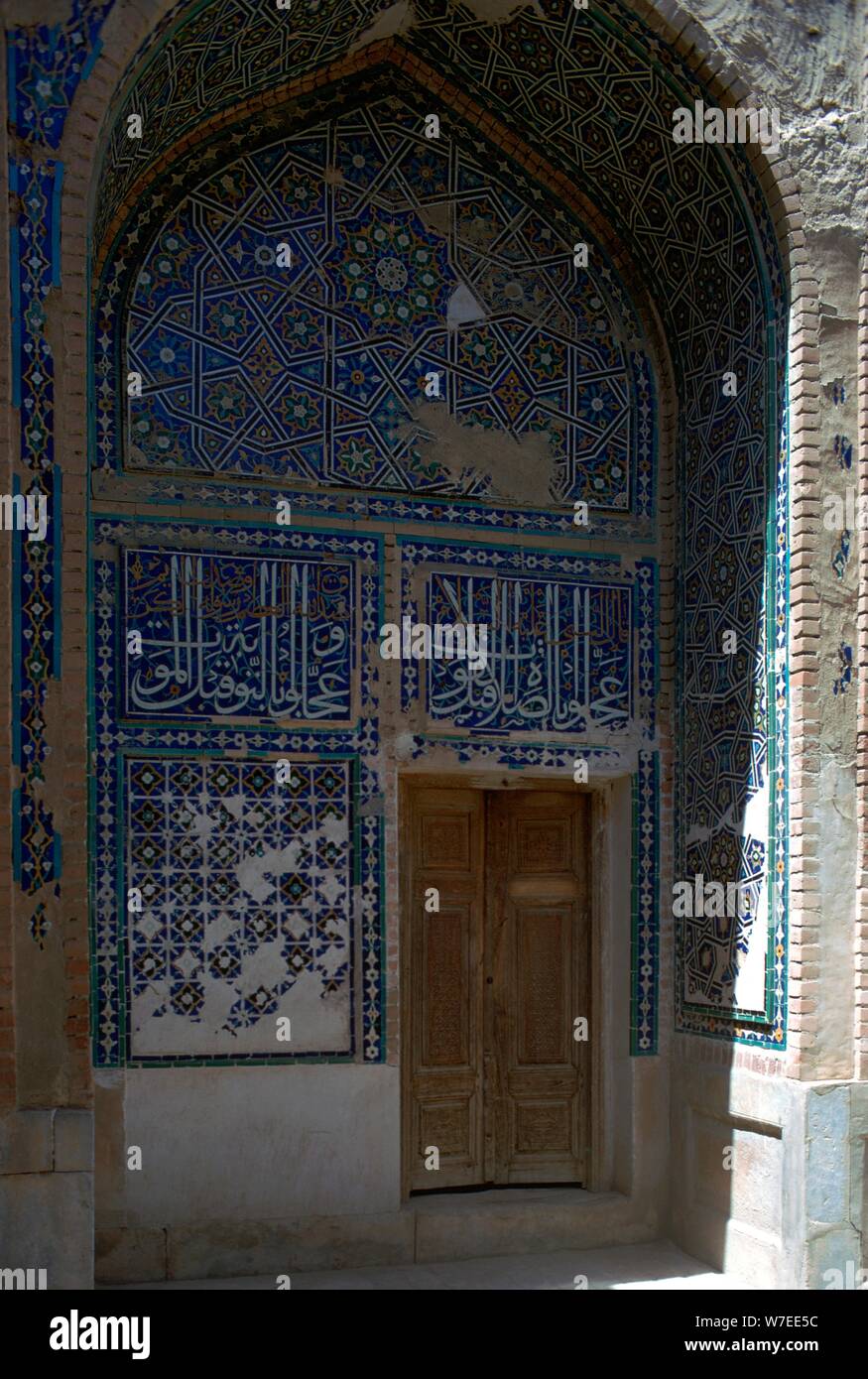 Sha-i-Zindeh Mausoleum, aus dem 14. Jahrhundert. Artist: Unbekannt Stockfoto