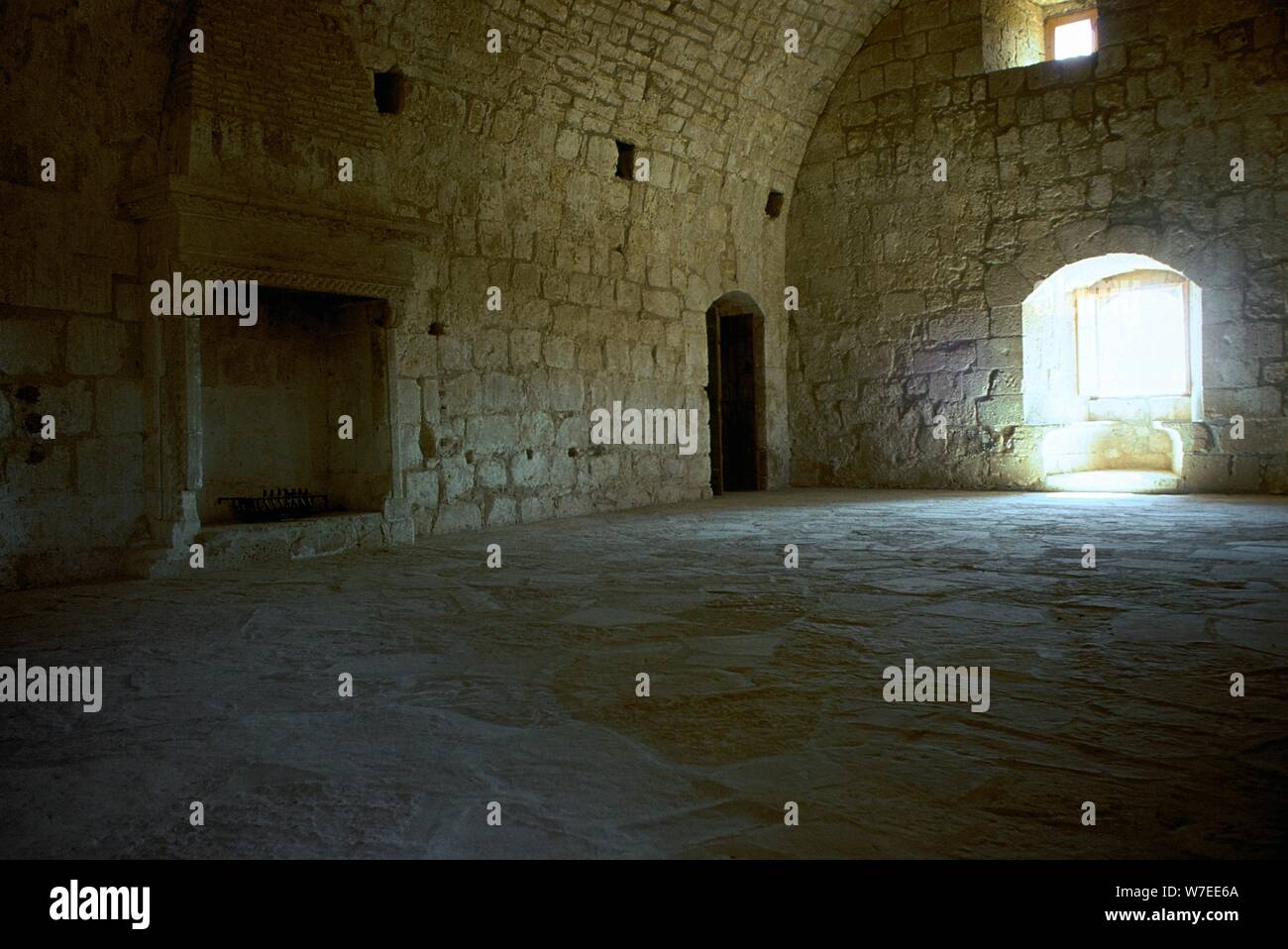 Der große Bergfried der Burg Kolossi, aus dem 15. Jahrhundert. Artist: Unbekannt Stockfoto