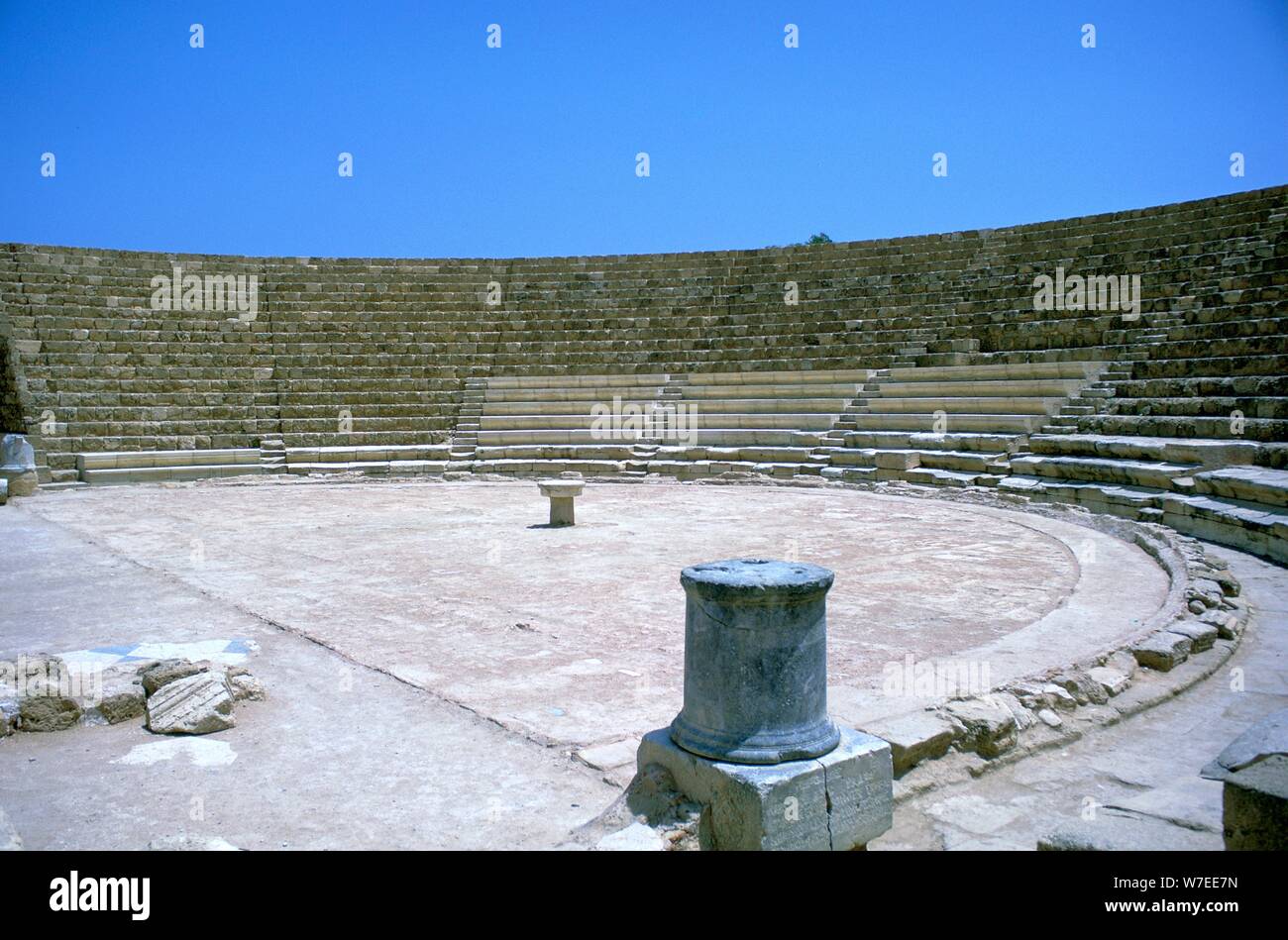 Römische Theater, 1. Jahrhundert v. Chr.. Artist: Unbekannt Stockfoto