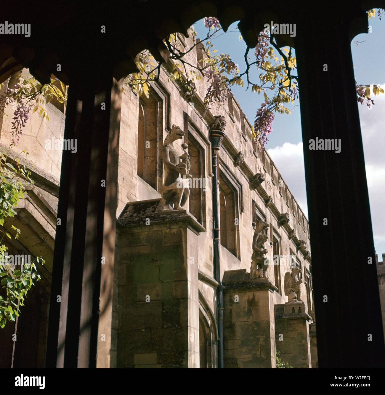 Das Viereck des Magdalen College, aus dem 15. Jahrhundert. Artist: Unbekannt Stockfoto