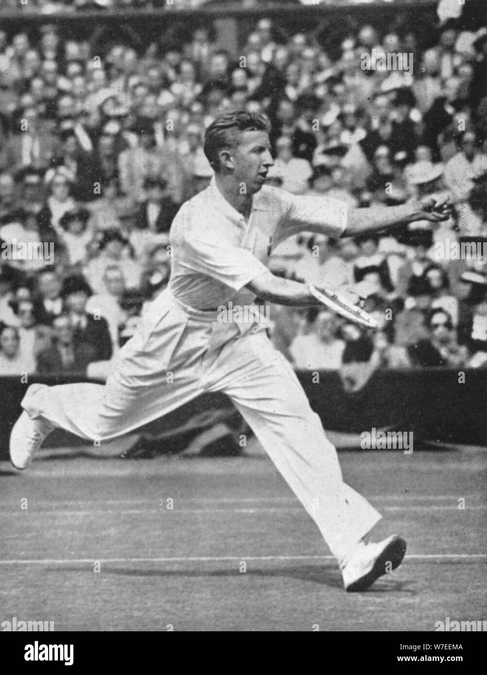 Donald Budge, 1937. Artist: Fox Fotos Stockfoto
