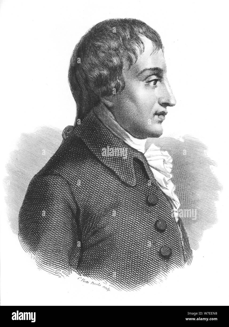 Giovanni Battista Pergolesi (.) war ein italienischer Komponist, Violinist und Organist. Artist: P Pirola Stockfoto