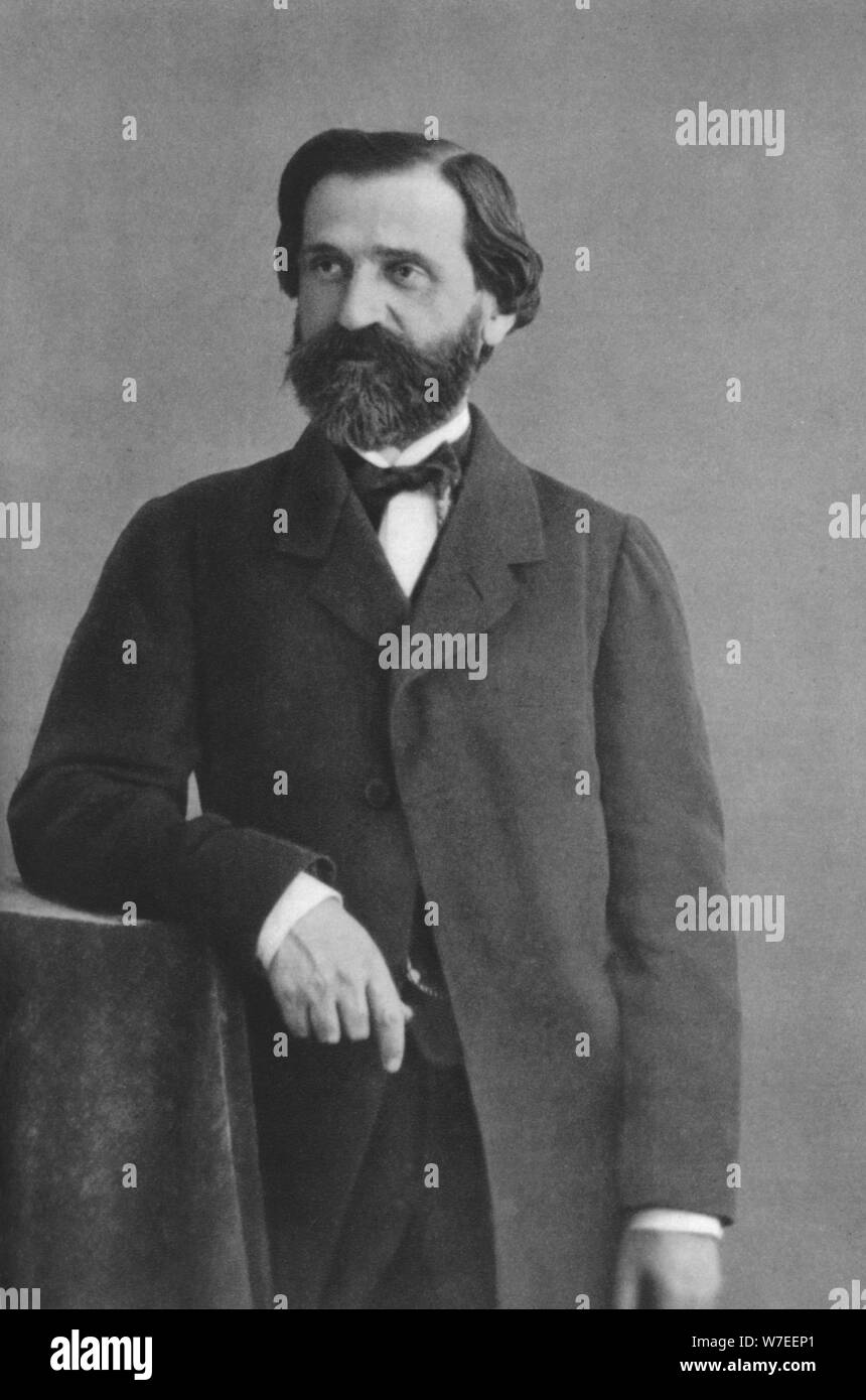 Giuseppe Verdi (1813-1901), italienischer Komponisten, vor allem der Oper. Artist: Nadar Stockfoto