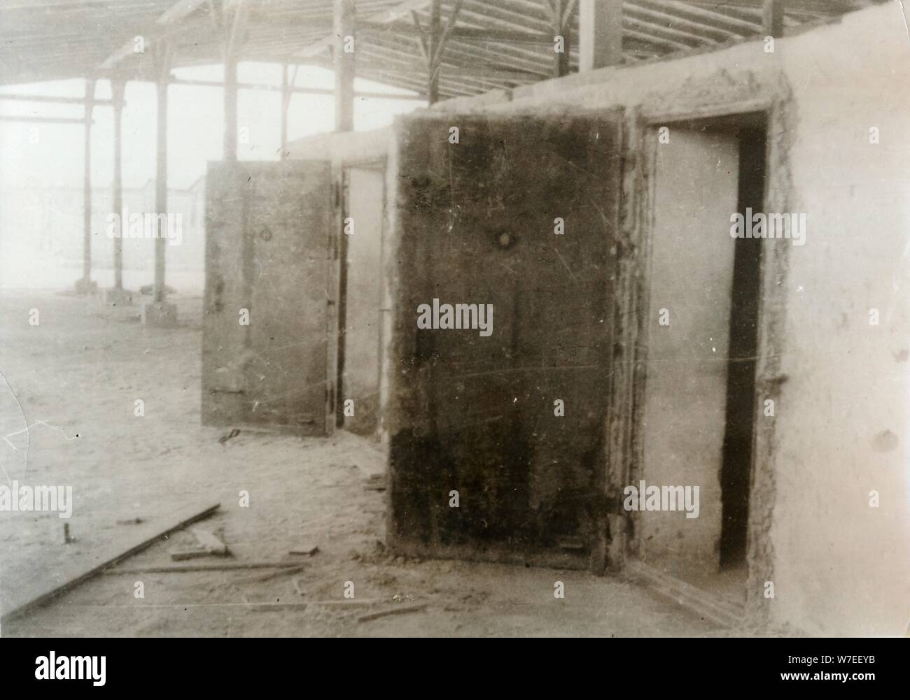 Gaskammern, Majdanek, ortsrand von Lublin, Polen, c 1940 s (?). Artist: Unbekannt Stockfoto