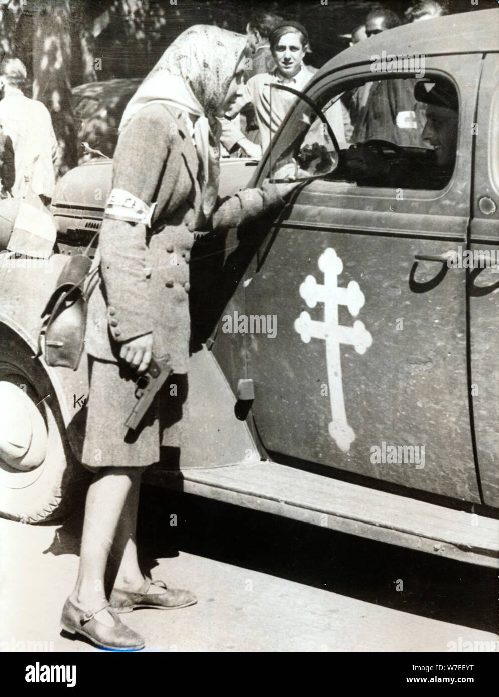 Befreiung Frankreichs, der Zweite Weltkrieg, 1944. Artist: Unbekannt Stockfoto