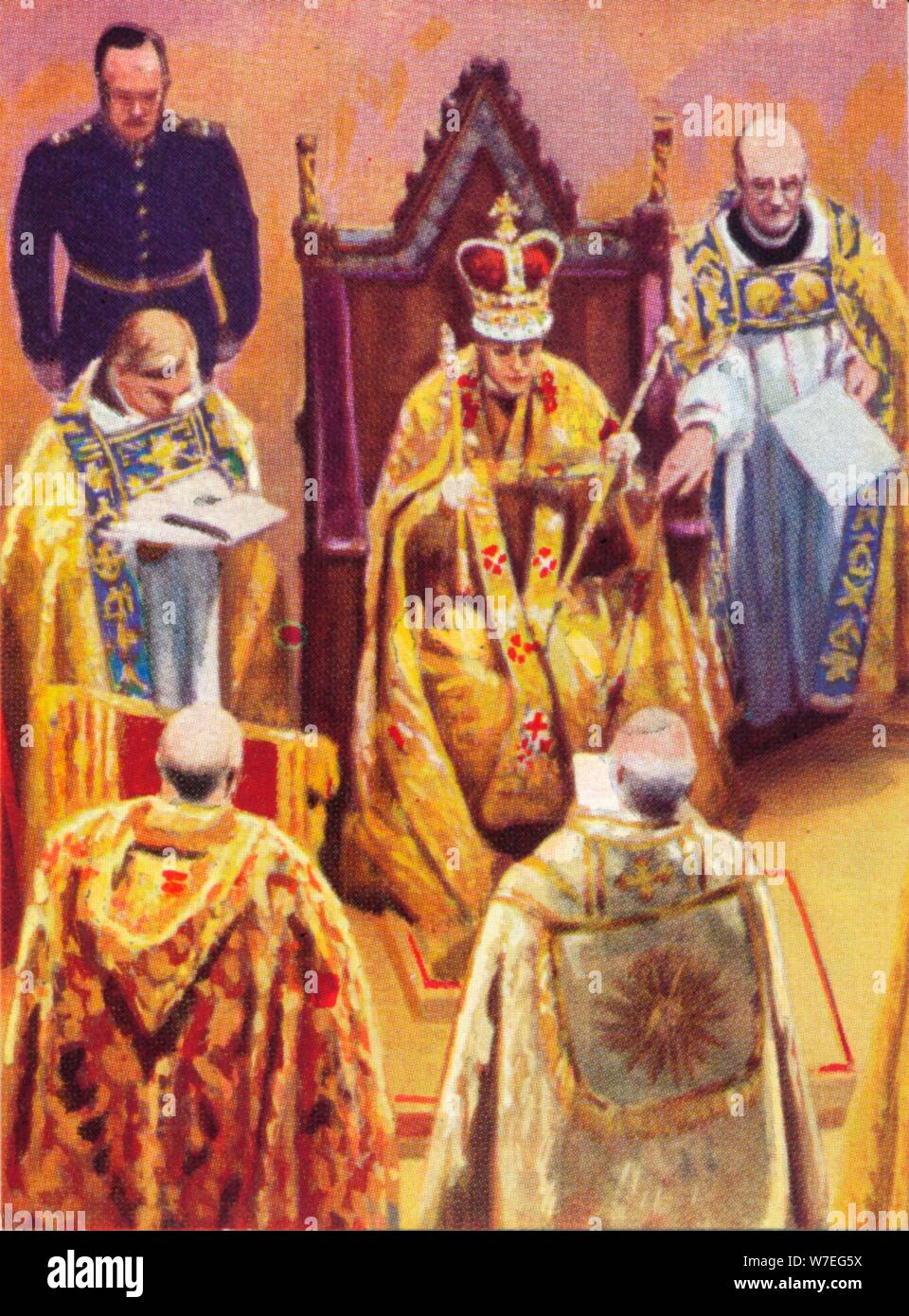 Die Krönung von König George VI (1895-1952)", 12. Mai 1937. Artist: Unbekannt Stockfoto
