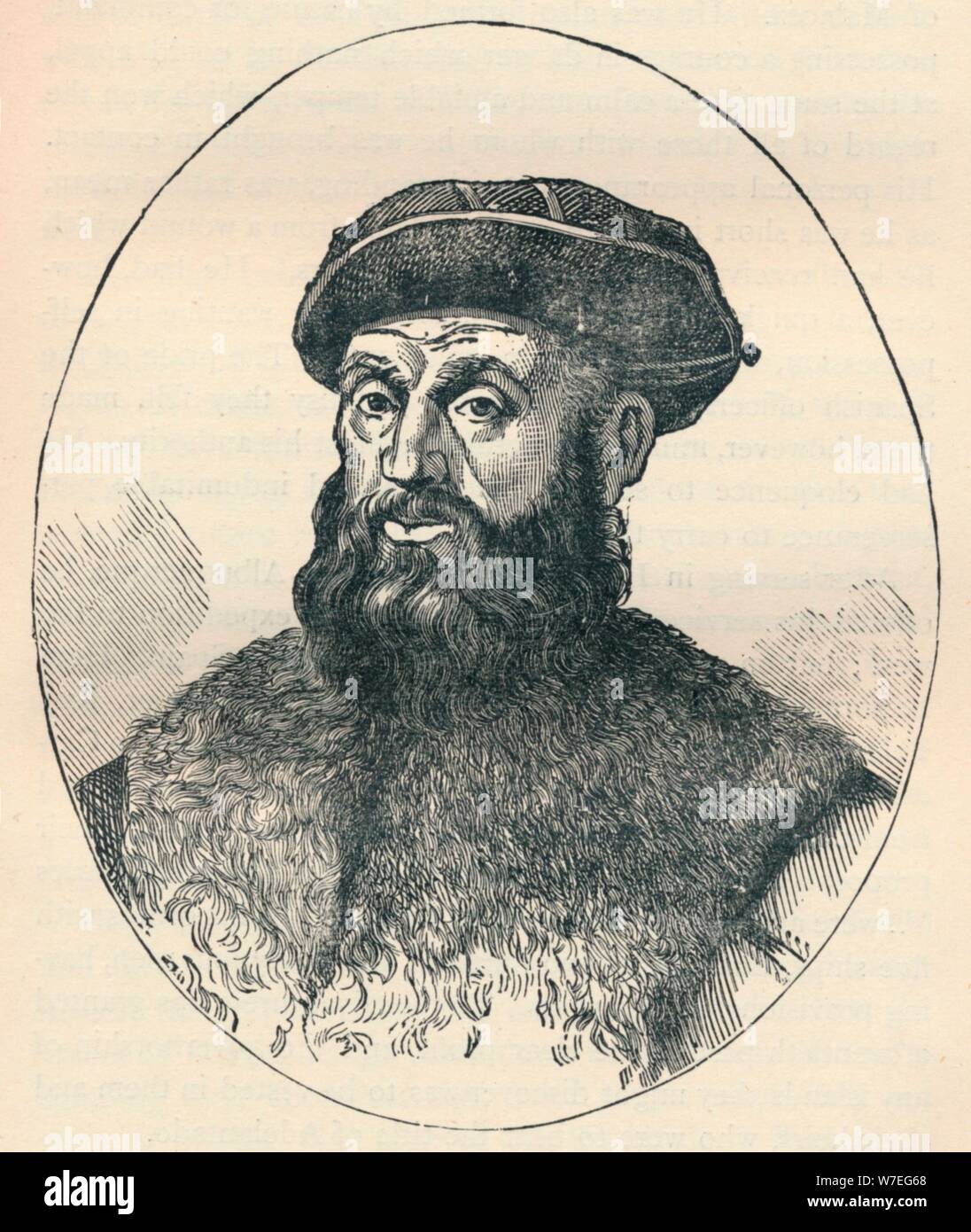 Ferdinand Magellan (c 1480-1521), Portugiesische Entdecker, 1904. Artist: Unbekannt. Stockfoto