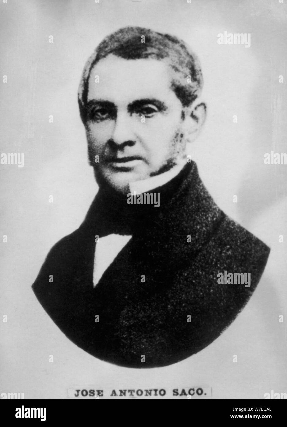 Jose Antonio Saco, (1797-1879), 1920. Artist: Unbekannt Stockfoto