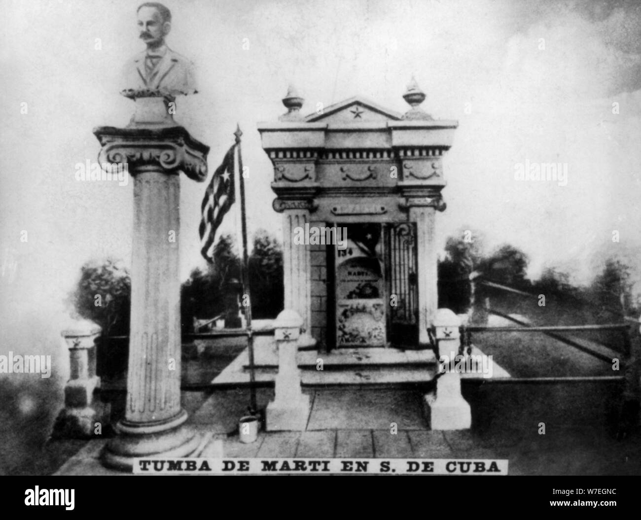 Denkmal von Marti in Santiago de Cuba, (1853-1995), 1920. Artist: Unbekannt Stockfoto