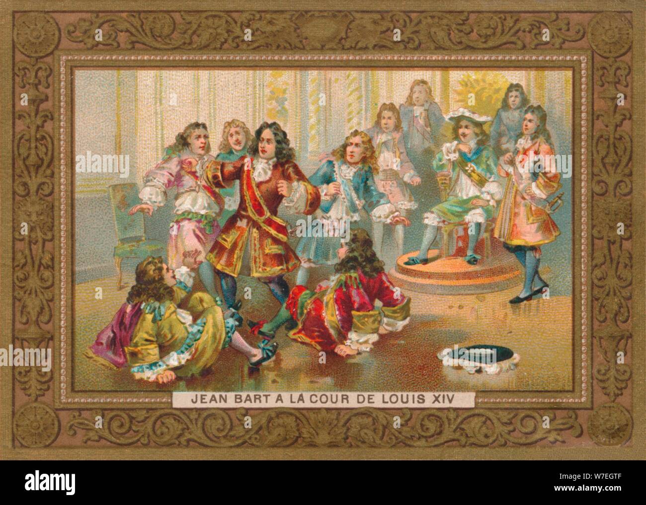 Jean Bart (1650-1702) am Hof von Louis XIV (1638-1715), c 1910. Artist: Unbekannt Stockfoto