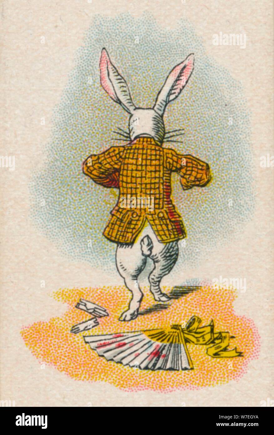 Das Kaninchen auf der Flucht, 1930. Artist: John Tenniel Stockfoto