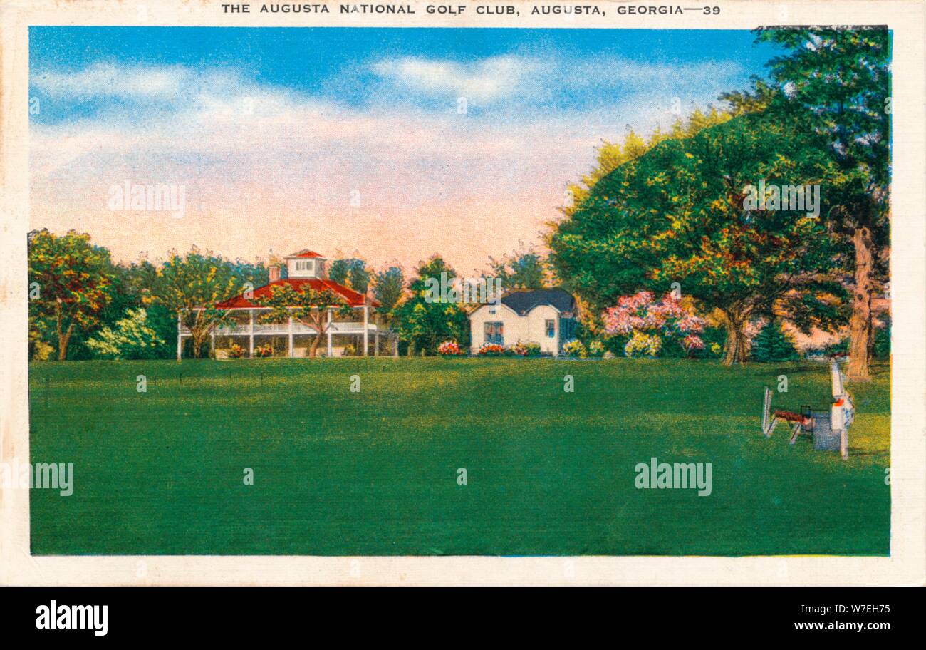 Augusta National Golf Club House, c 1935. Artist: Unbekannt Stockfoto