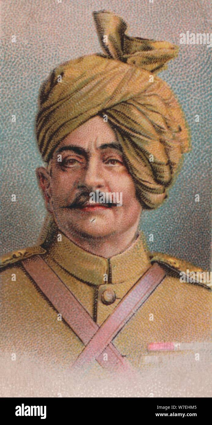Pratap Singh (1845-4-1922), britische indische Armee Offizier, Maharaja von Idar, 1917. Künstler: unbekannt Stockfoto