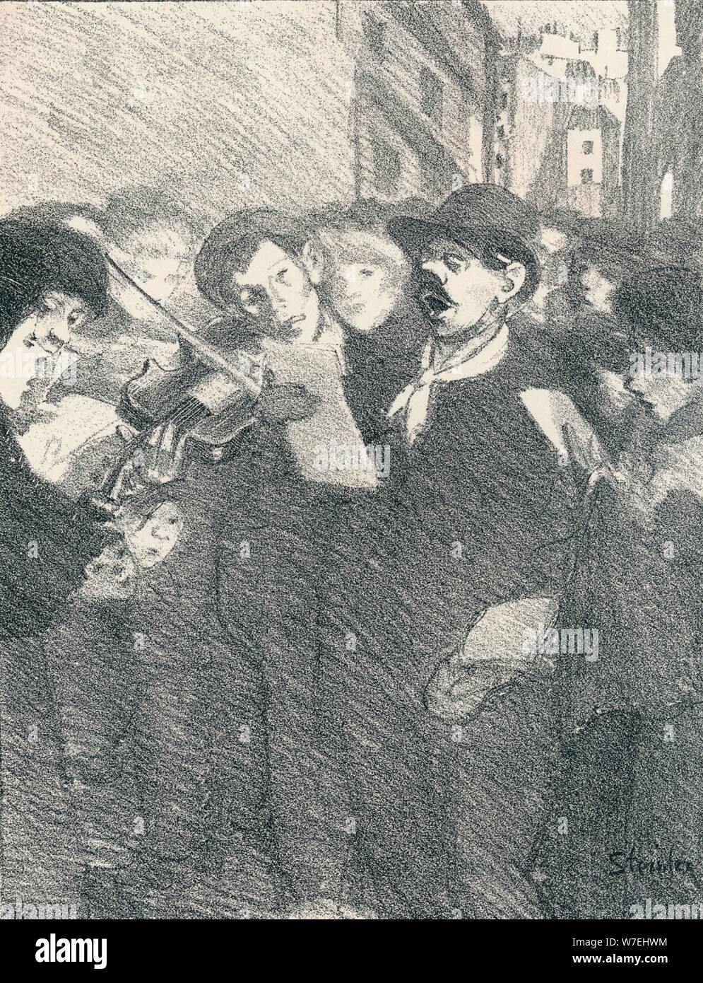 L ' Ile Des Baisers von Chansons De Femmes, 1897 (1898). Künstler: Théophile Alexandre Steinlen Stockfoto