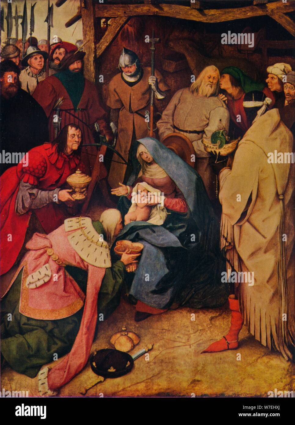 Die Anbetung der Könige, 1564, (1937). Künstler: Pieter Bruegel der ältere Stockfoto
