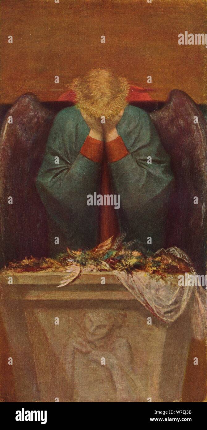 Bekümmert Engel, c1837-1903, (1903). Künstler: George Frederick Watts Stockfoto