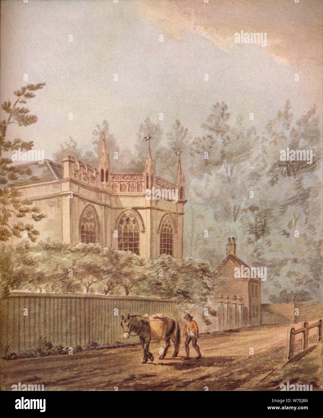 Strawberry Hill, c18th Jahrhundert, (1922). Künstler: Joseph Charles Barrow Stockfoto