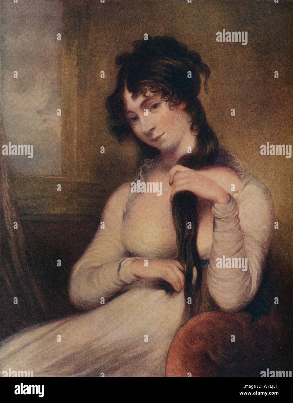 Lady Kinnaird, c18th Jahrhundert, (1917). Künstler: William sagen Stockfoto