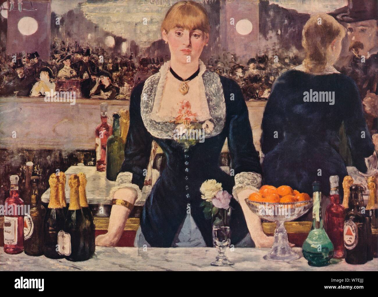 Die Bar in den Folies-Bergère, 1882, (1938). Künstler: Edouard Manet Stockfoto