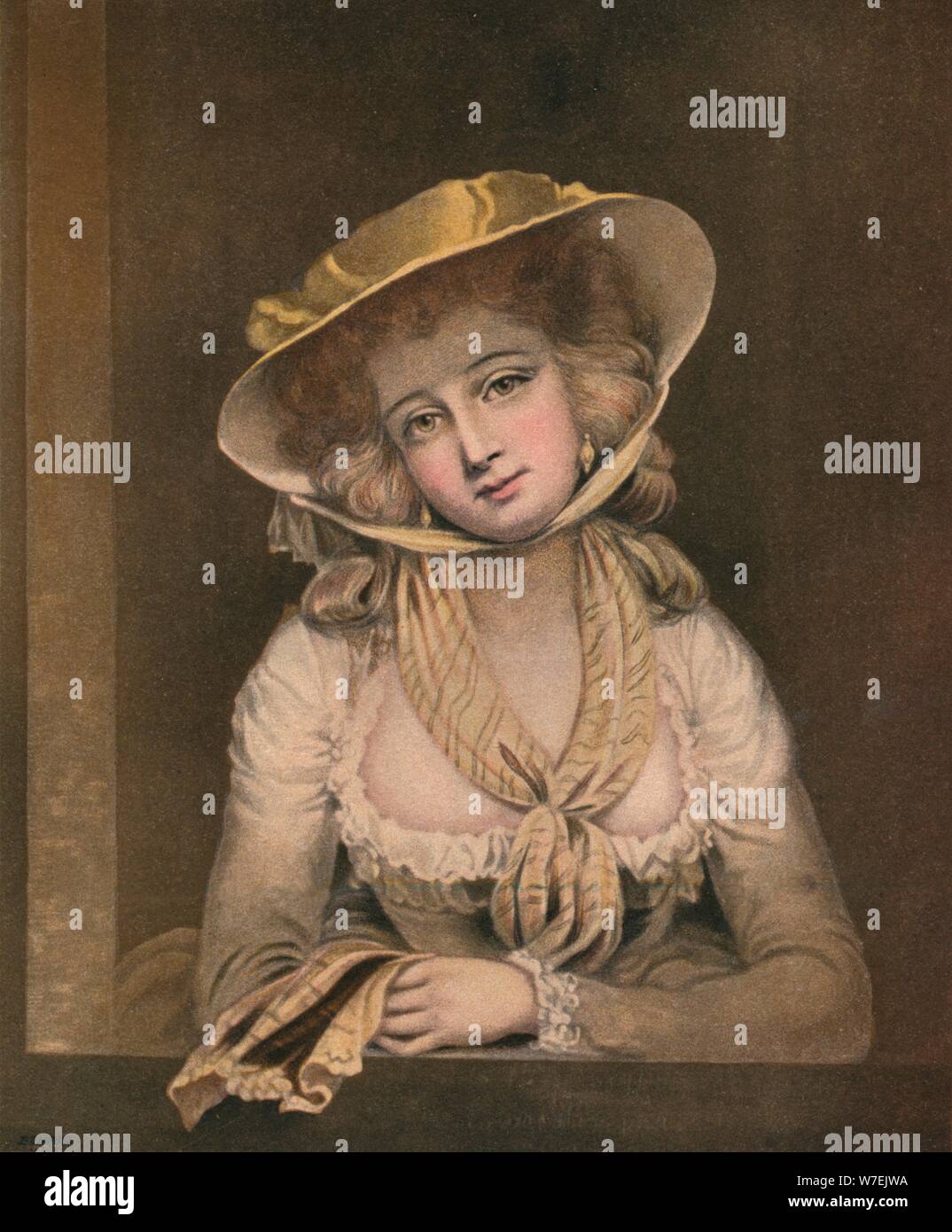 Sophia westlichen, c18th Jahrhundert, (1902). Künstler: John Raphael Smith Stockfoto