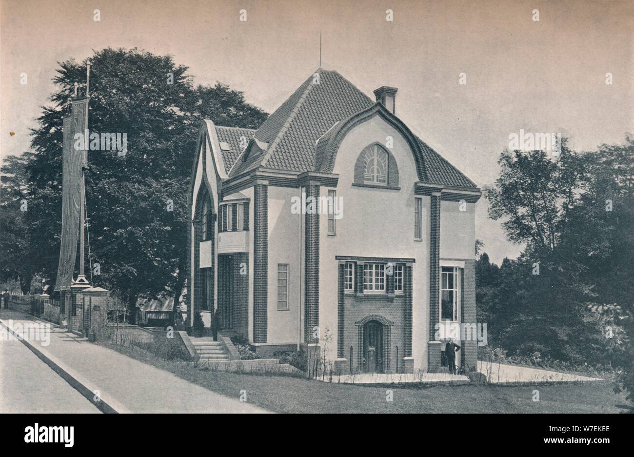 Behrens House, entworfen von Peter Behrens, 1901. Künstler: unbekannt. Stockfoto