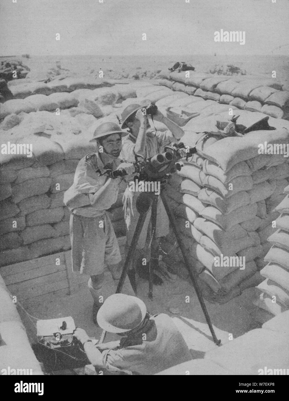 "Unglücklich die Caproni sie vor Ort zufällig", 1941. Stockfoto
