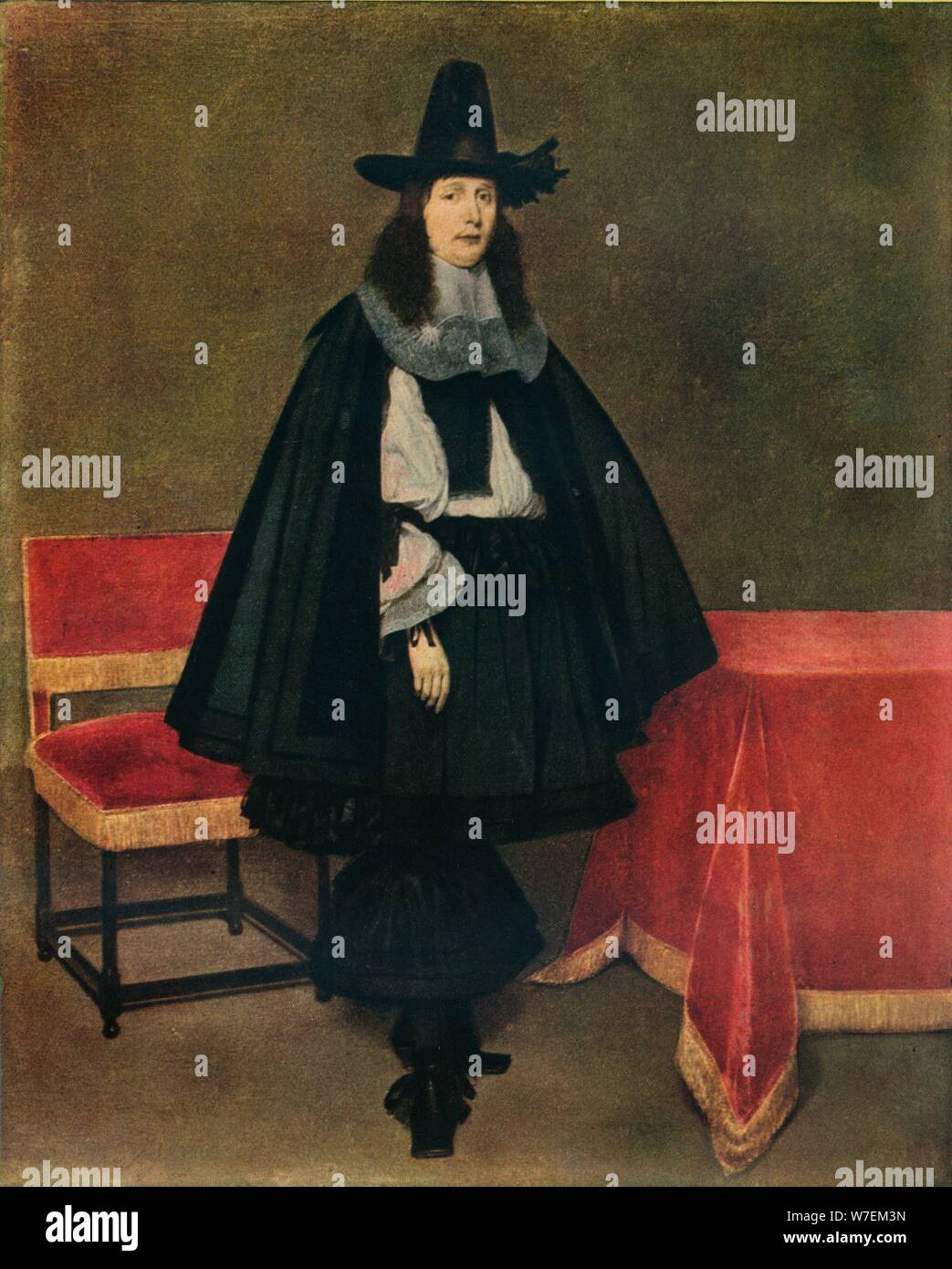 "Portrait eines jungen Mannes", c1663. Künstler: Gerard Terborch II. Stockfoto