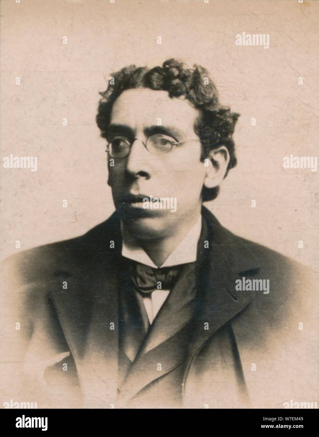 'Israel Zangwill', (1864-1926). Britischer Humorist und Schriftsteller, 1894-1907. Künstler: Israel Zangwill, unbekannt. Stockfoto