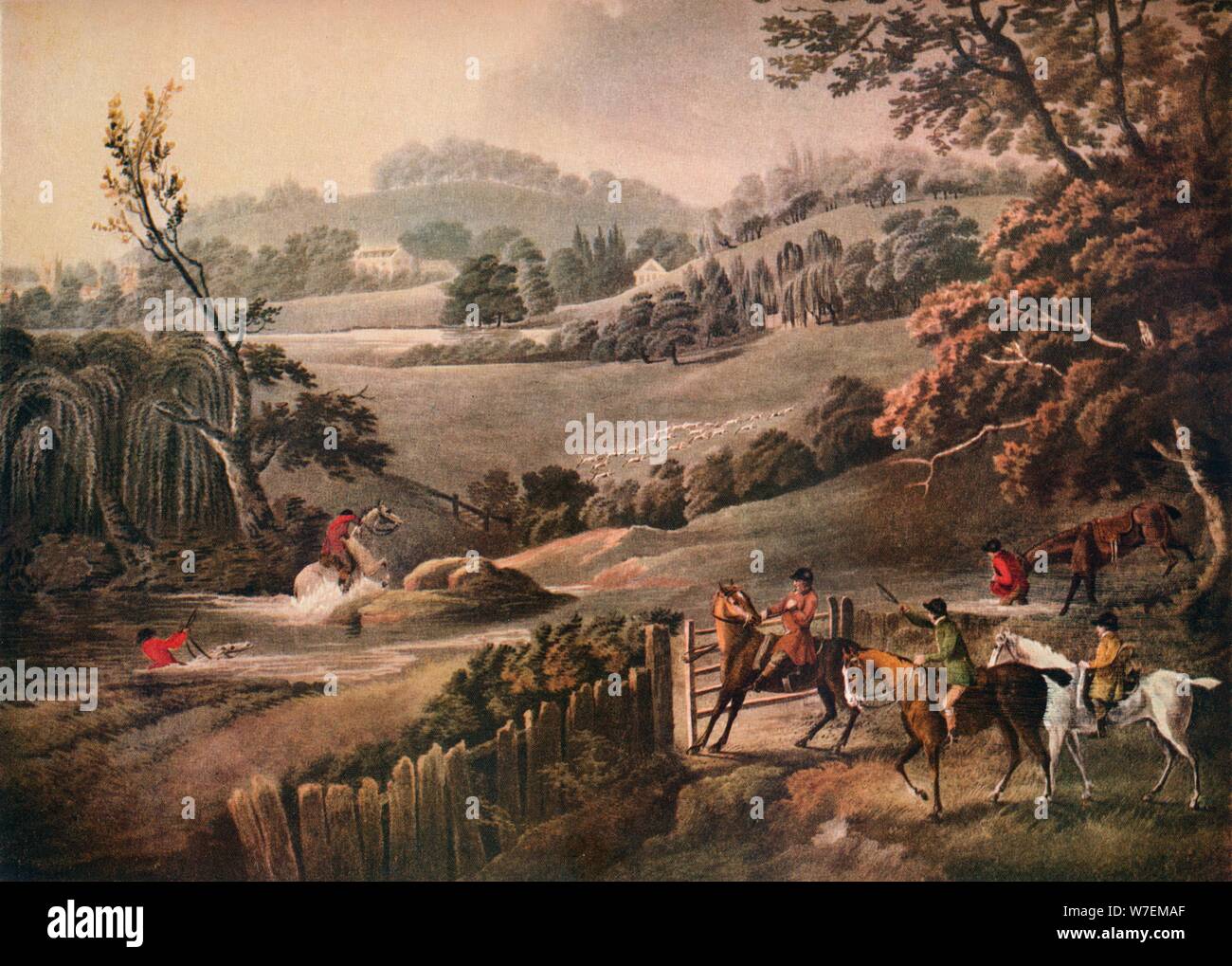 "Der Bilsden (Billesdon) Coplow Tag', c18th Jahrhundert. Künstler: Francis Jukes. Stockfoto