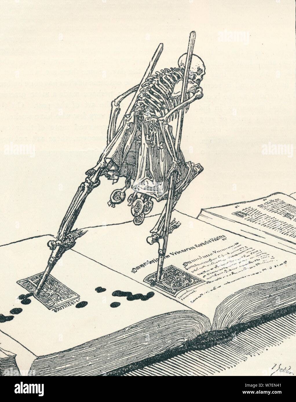"Der Modern Dance of Death", c1895. Künstler: Joseph Kaspar Sattler. Stockfoto