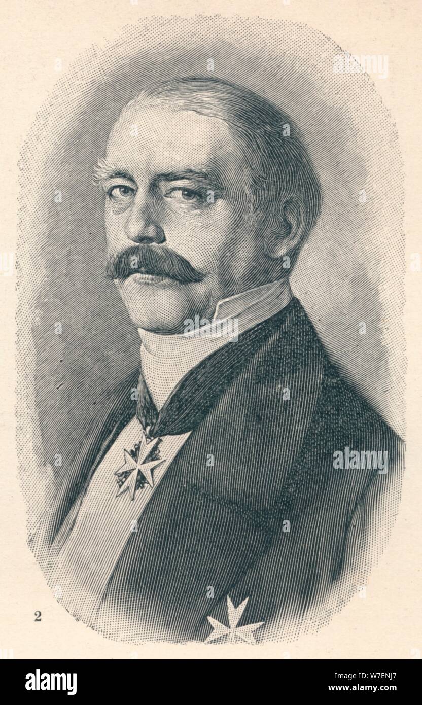 "2 - Otto Van Bismarck in vier Phasen seiner Karriere", 1907. Künstler: unbekannt. Stockfoto