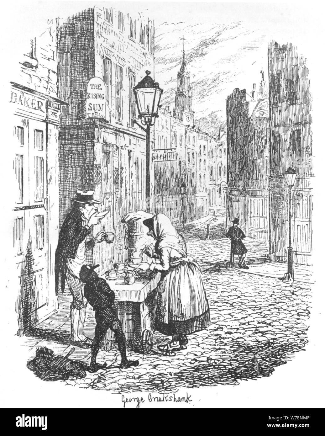"Die Straßen - Morgen", 1900. Künstler: George Cruikshank. Stockfoto