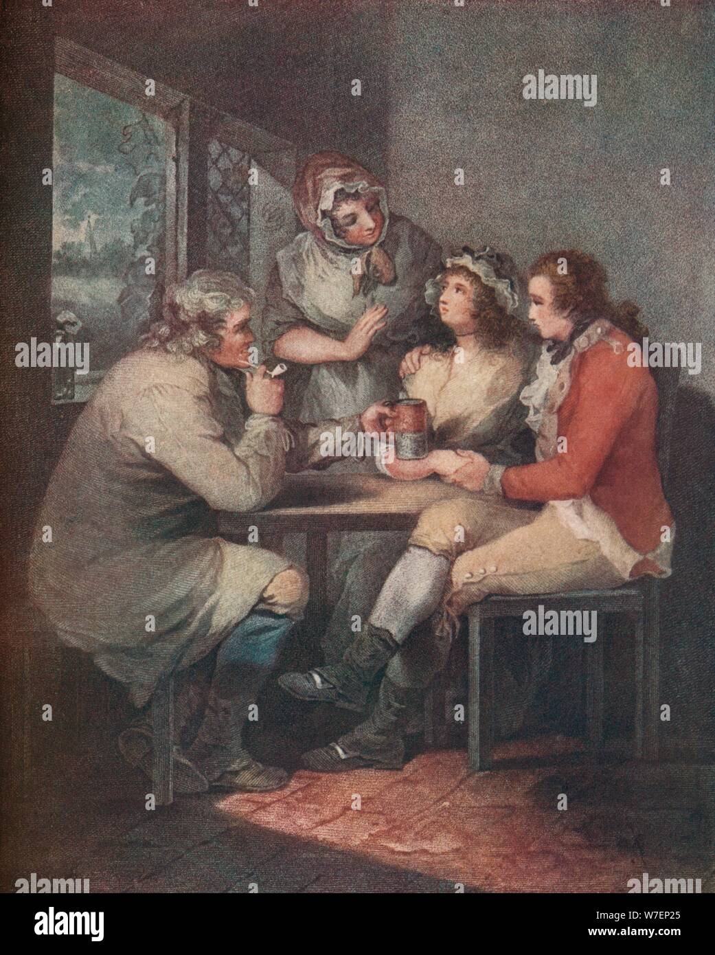 'Der Soldat Return', c18th Jahrhundert (1909). Künstler: Graham. Stockfoto