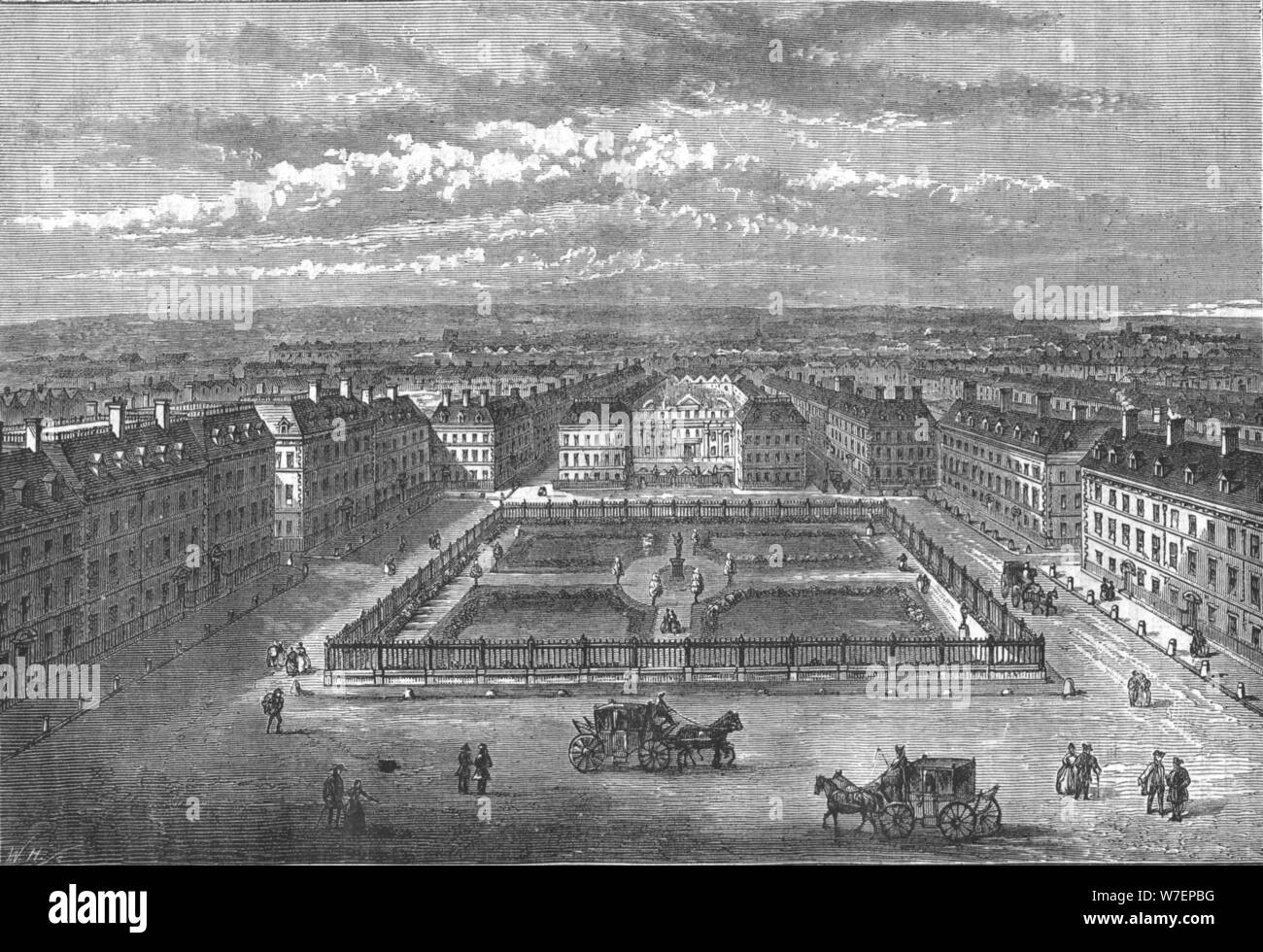 Soho Square, c1700 (1897). Künstler: unbekannt. Stockfoto