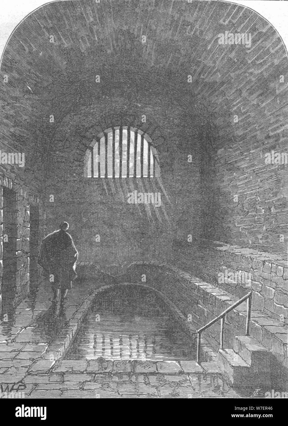 Alte römische Bad, Strang Lane, 1897.  Künstler: unbekannt. Stockfoto