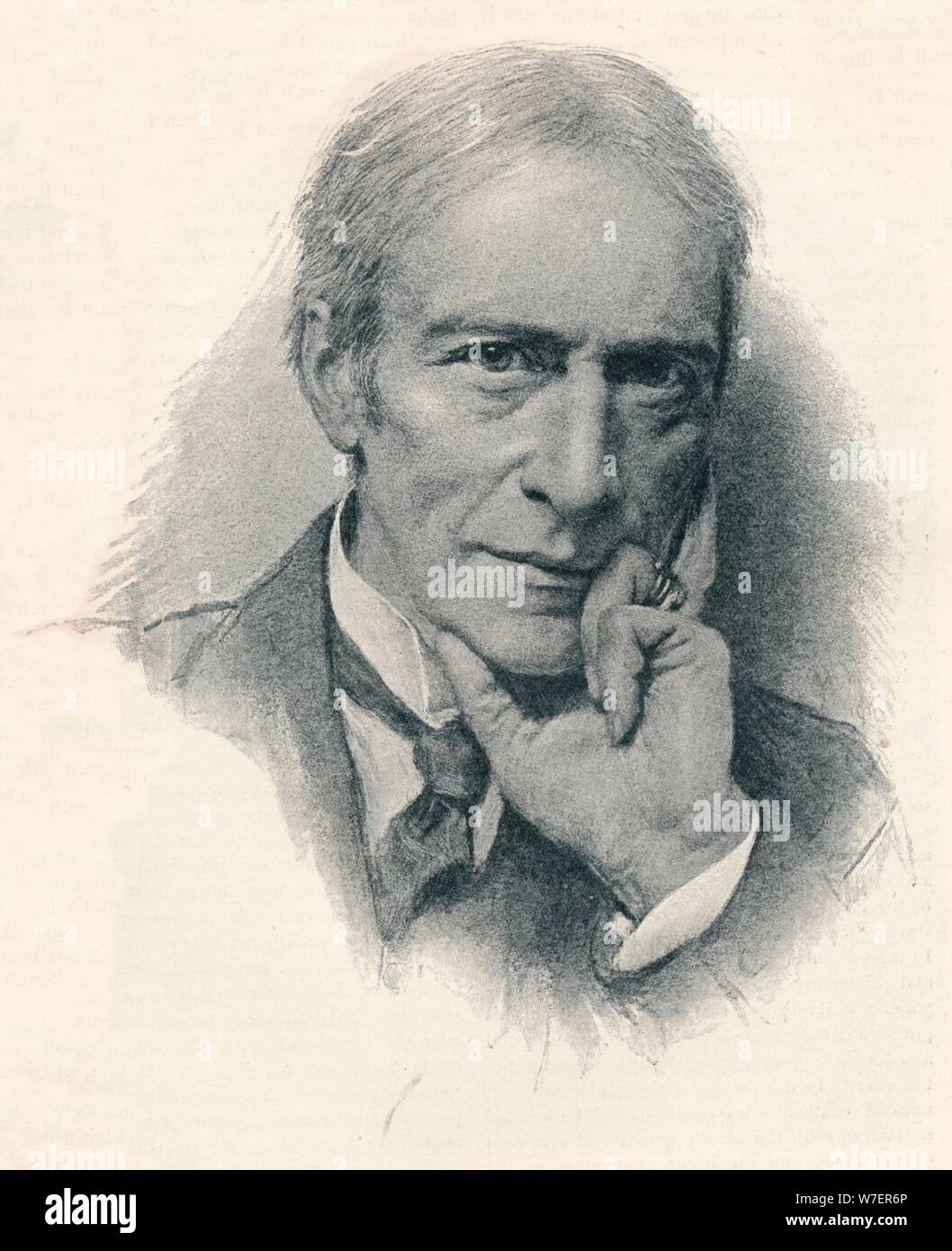 "Selbstporträt", 1900. Künstler: Hubert von Herkomer. Stockfoto