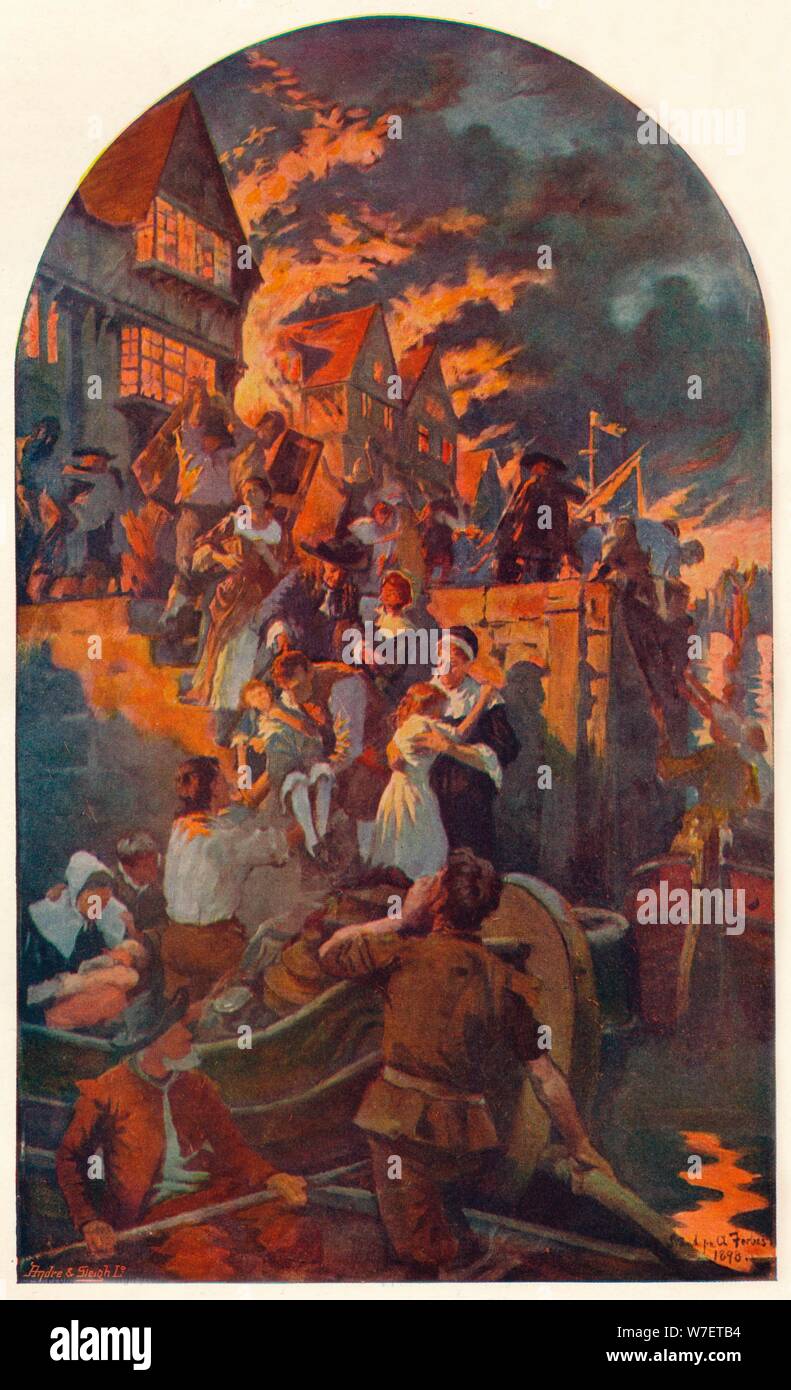 Great fire of london 1666 Fotos und Bildmaterial in hoher